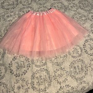 Amazon Light Pink A-Line Tulle Skirt